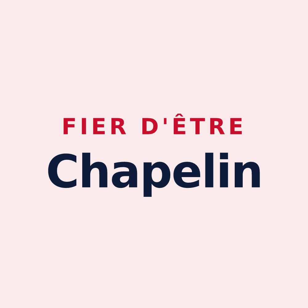 Magnet « Fier d'être Chapelin » — design pour La Chapelle-sur-Oreuse