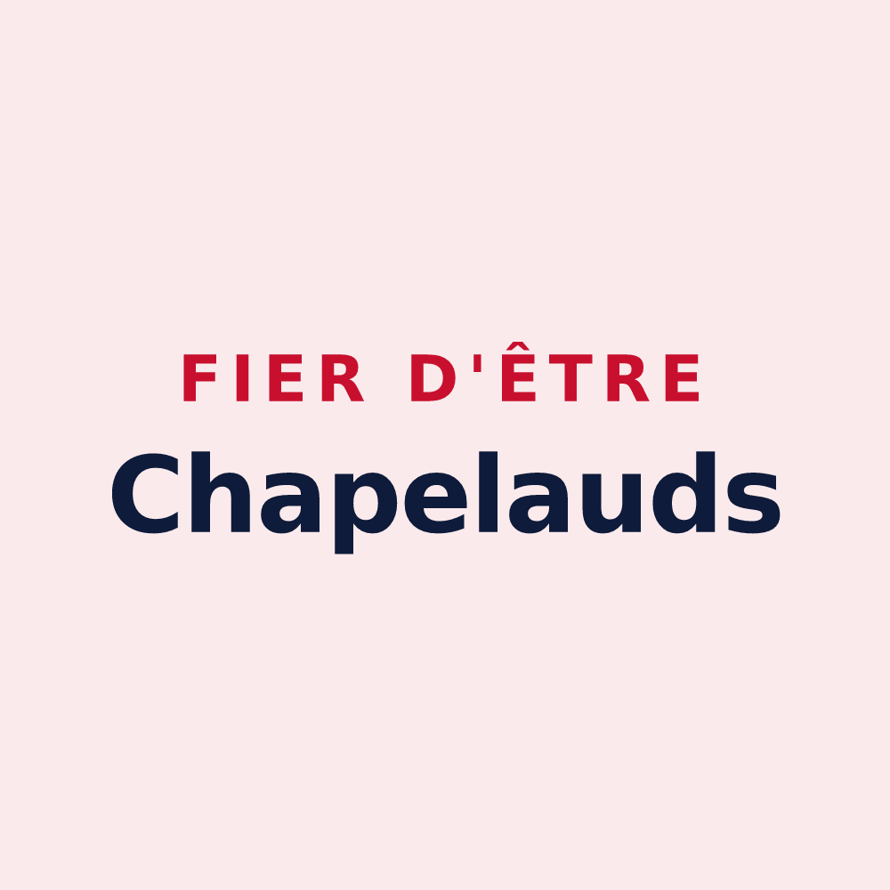 Magnet « Fier d'être Chapelauds » — design pour La Chapelle-Taillefert
