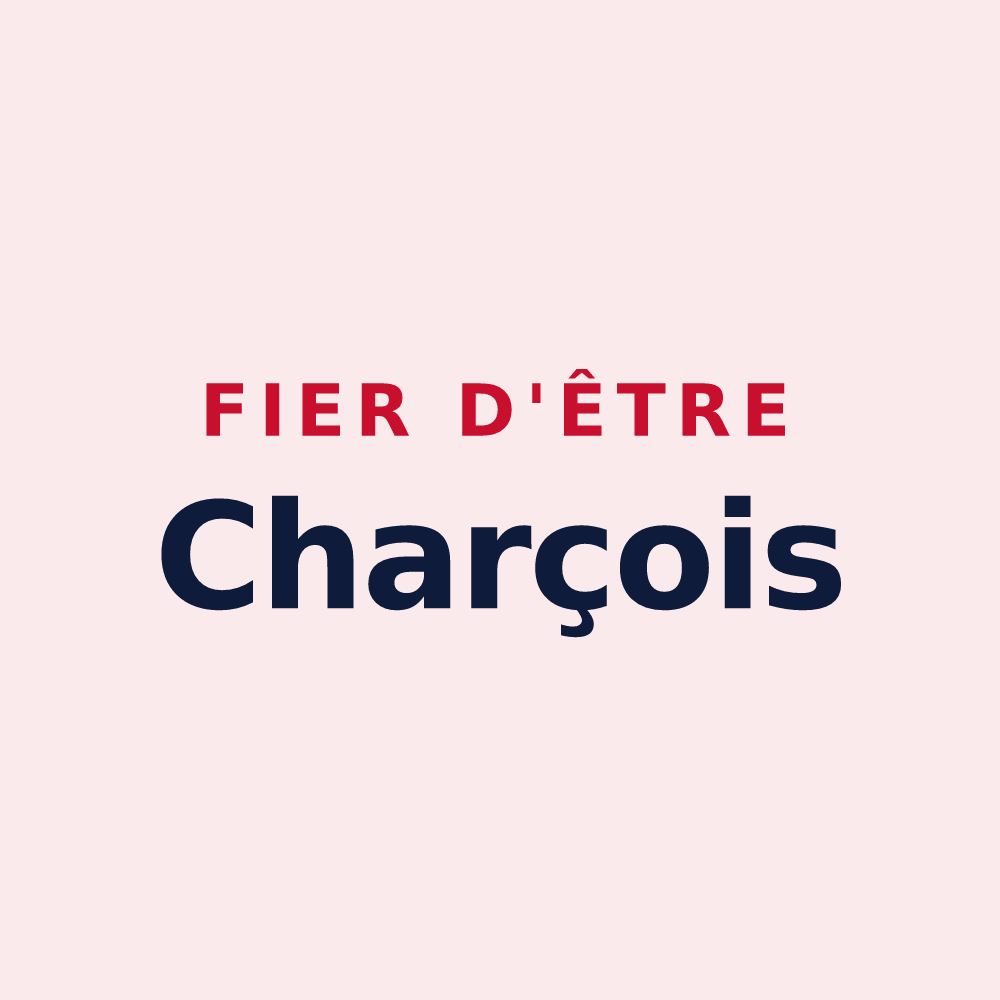 Magnet « Fier d'être Charçois » — design pour La Charce