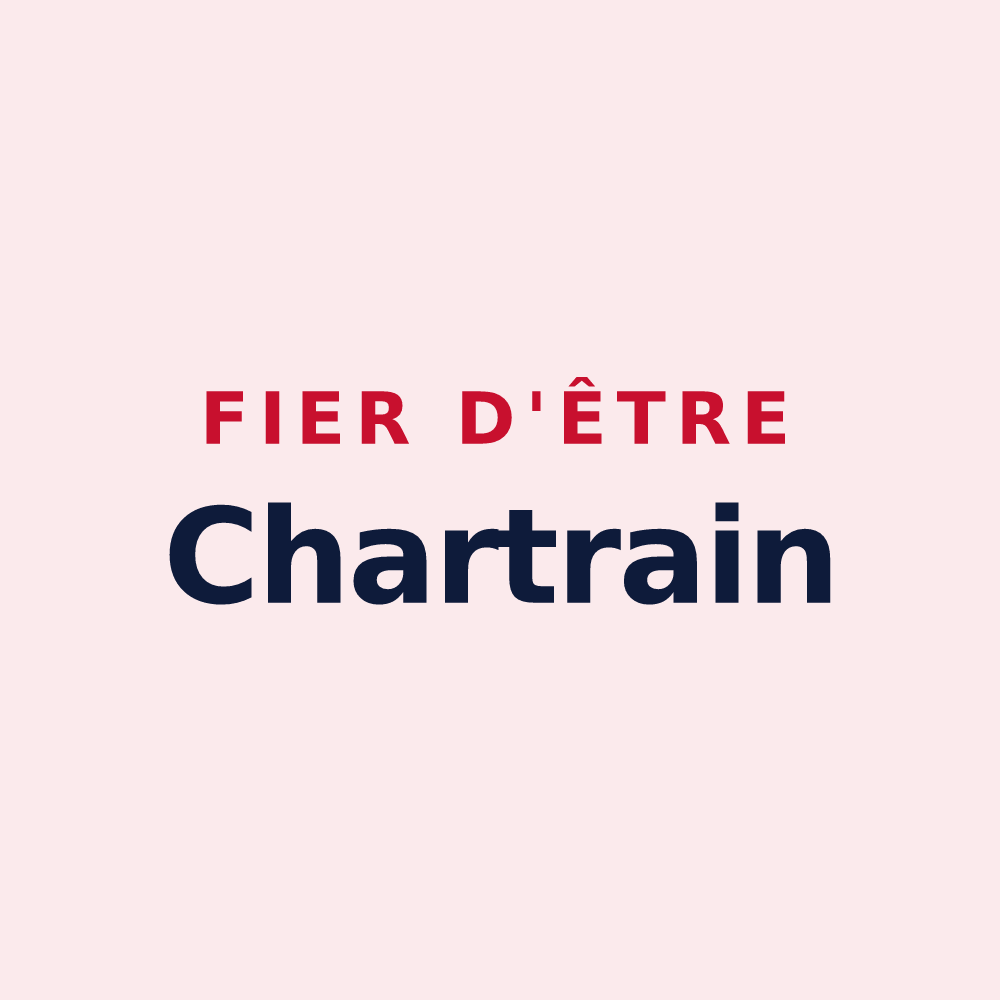 Magnet « Fier d'être Chartrain » — design pour La Chartre-sur-le-Loir
