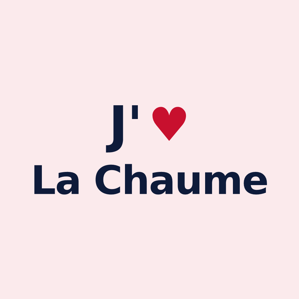 Magnet personnalisé La Chaume — design J'aime La Chaume