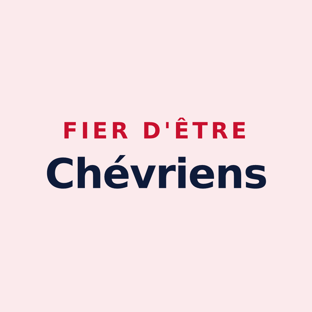 Magnet « Fier d'être Chévriens » — design pour La Chèvrerie