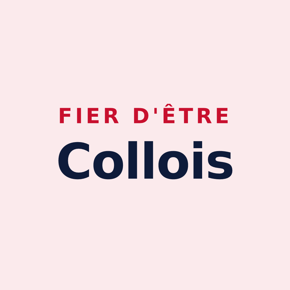 Magnet « Fier d'être Collois » — design pour La Colle-sur-Loup