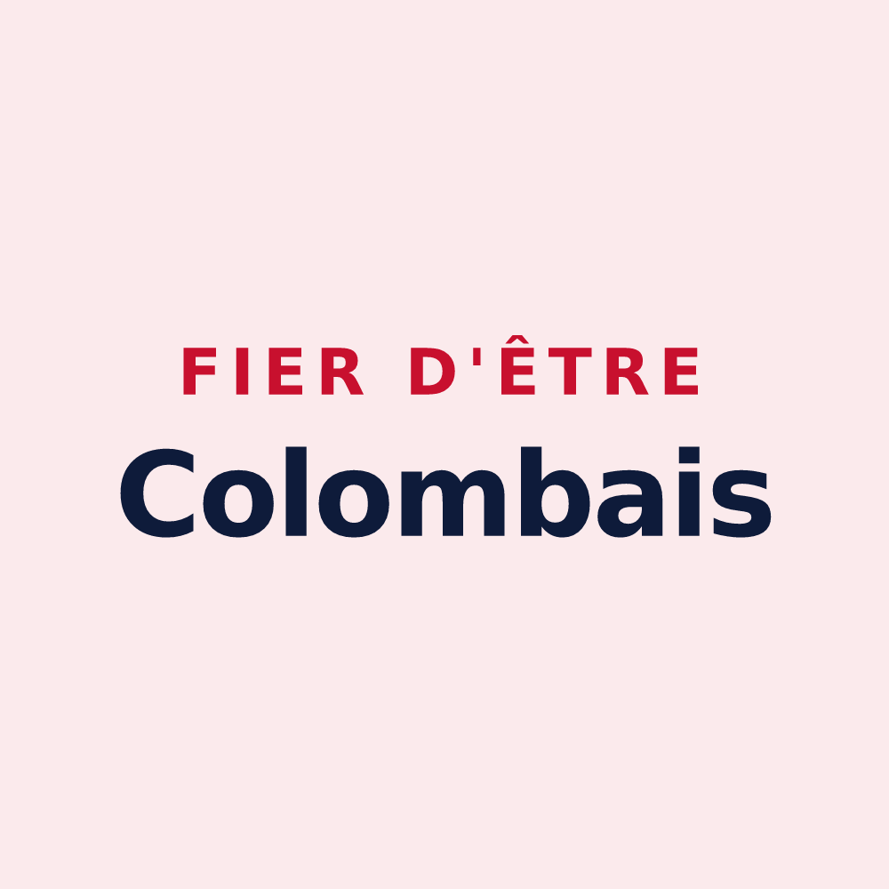 Magnet « Fier d'être Colombais » — design pour La Colombe