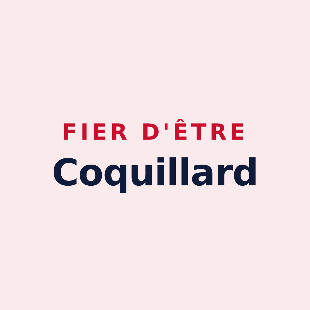 Magnet « Fier d'être Coquillard » — design pour La Coquille