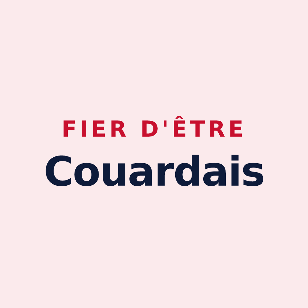 Magnet « Fier d'être Couardais » — design pour La Couarde-sur-Mer