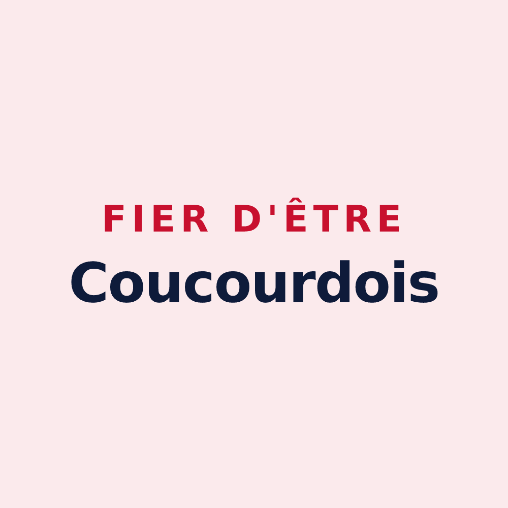 Magnet « Fier d'être Coucourdois » — design pour La Coucourde