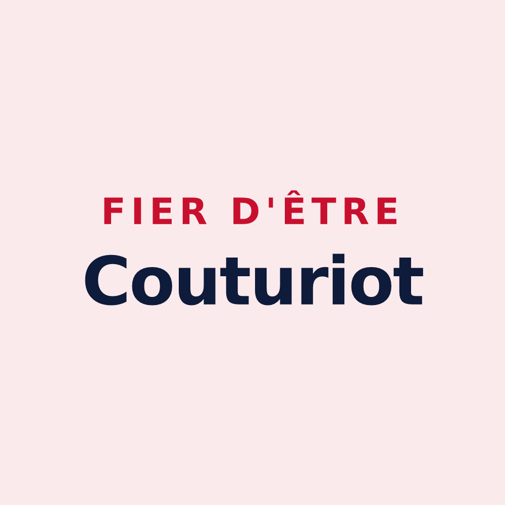 Magnet « Fier d'être Couturiot » — design pour La Couture-Boussey