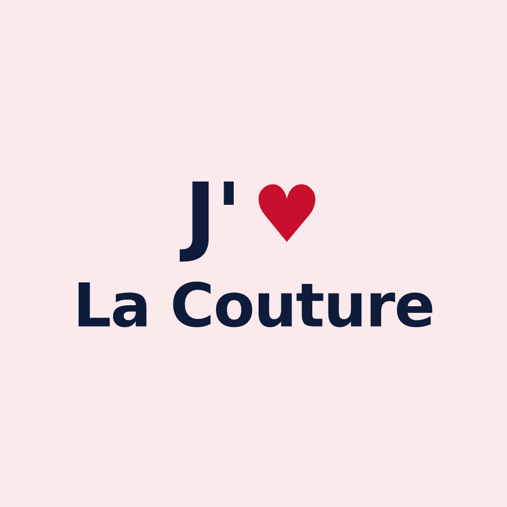 Magnet personnalisé La Couture — design J'aime La Couture