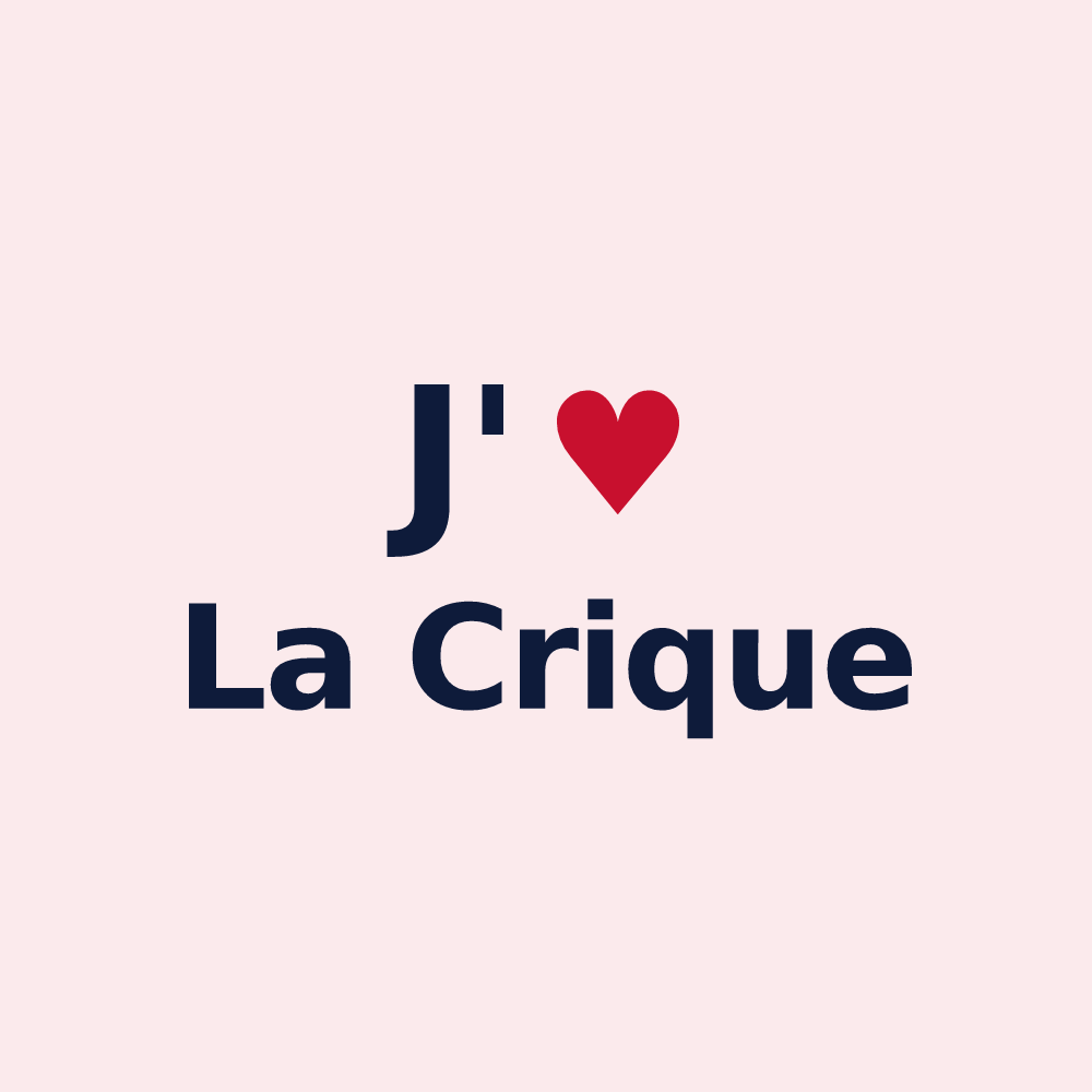 Magnet personnalisé La Crique — design J'aime La Crique