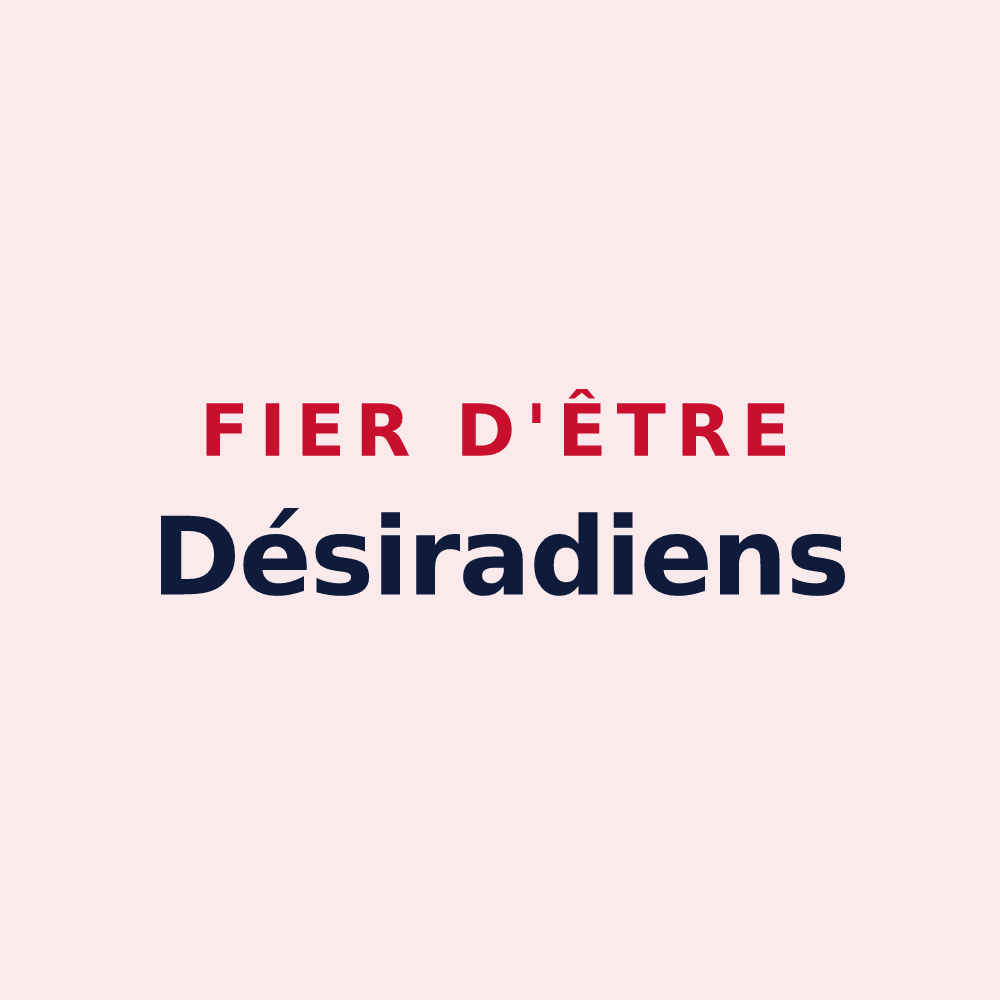 Magnet « Fier d'être Désiradiens » — design pour La Désirade
