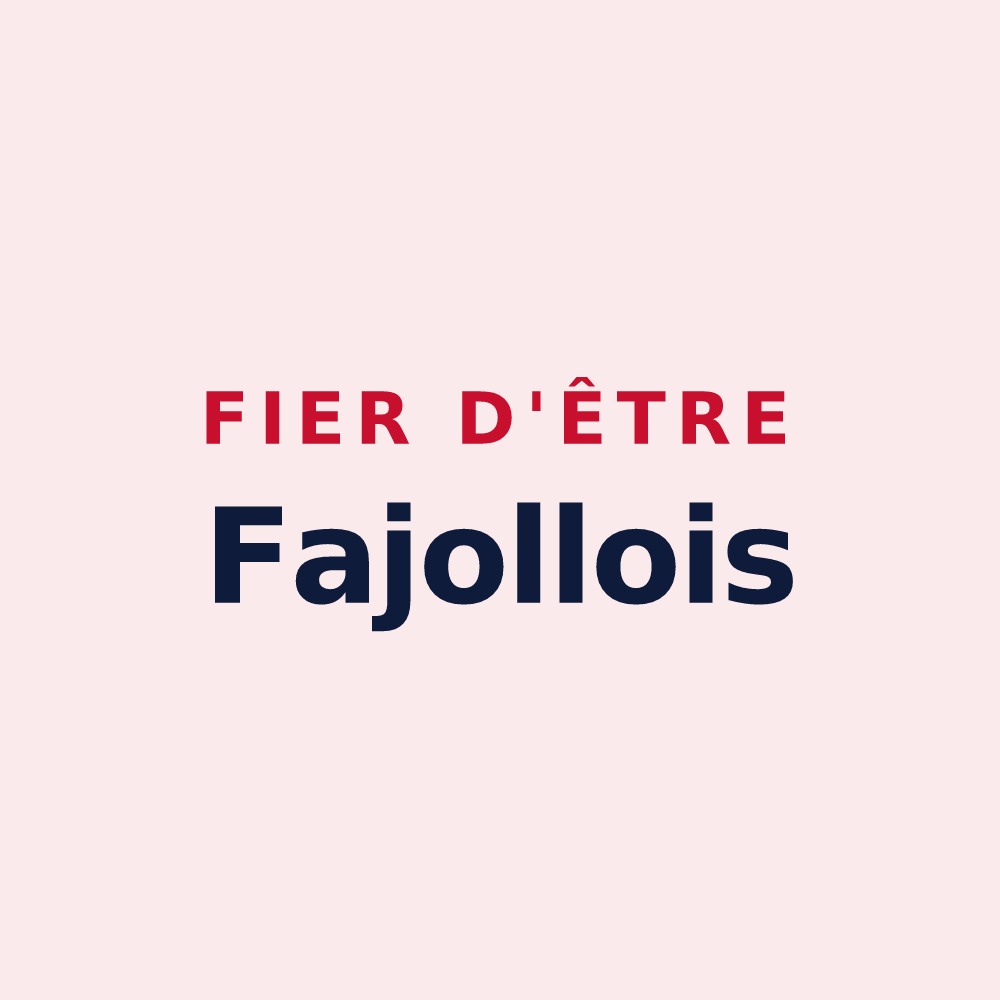 Magnet « Fier d'être Fajollois » — design pour La Fajolle