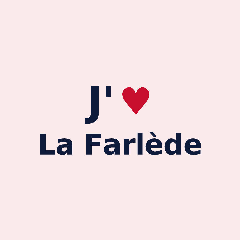 Magnet personnalisé La Farlède — design J'aime La Farlède