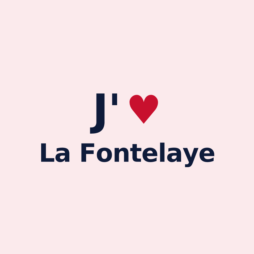 Magnet personnalisé La Fontelaye — design J'aime La Fontelaye