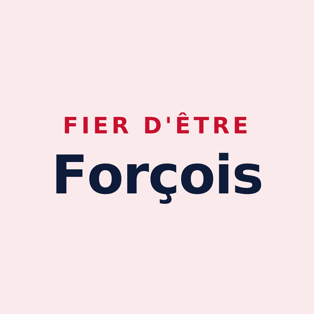 Magnet « Fier d'être Forçois » — design pour La Force