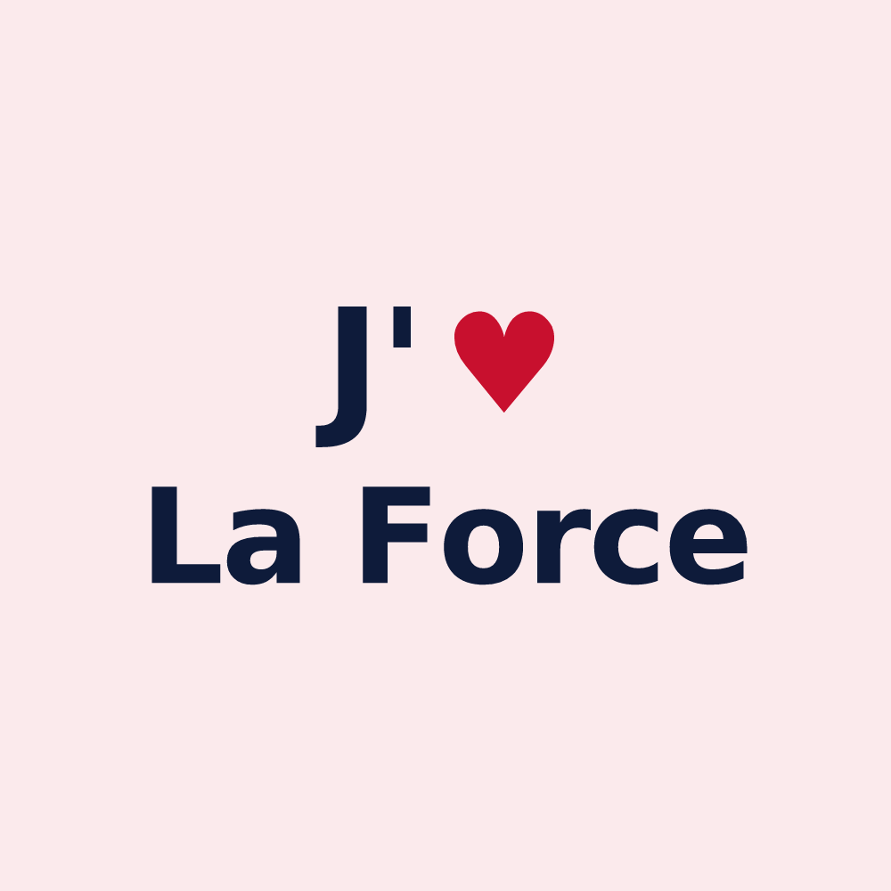 Magnet personnalisé La Force — design J'aime La Force