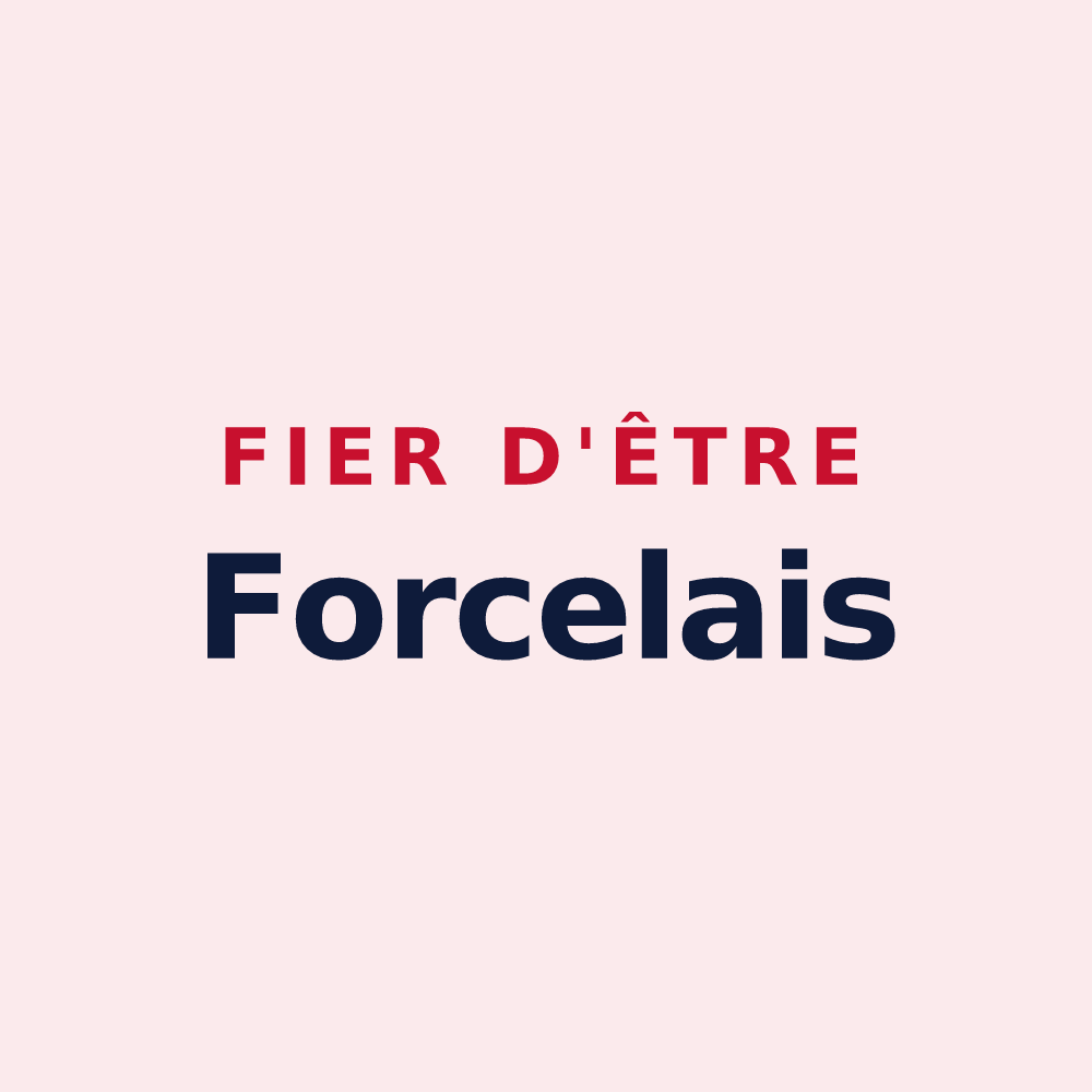 Magnet « Fier d'être Forcelais » — design pour La Force