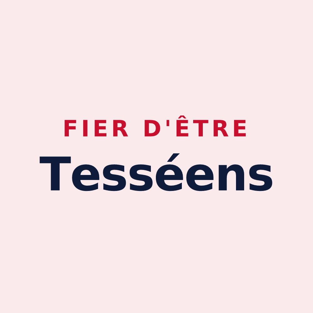Magnet « Fier d'être Tesséens » — design pour La Forêt-de-Tessé