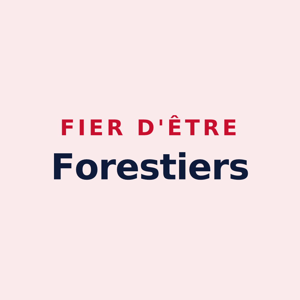 Magnet « Fier d'être Forestiers » — design pour La Forêt-du-Temple
