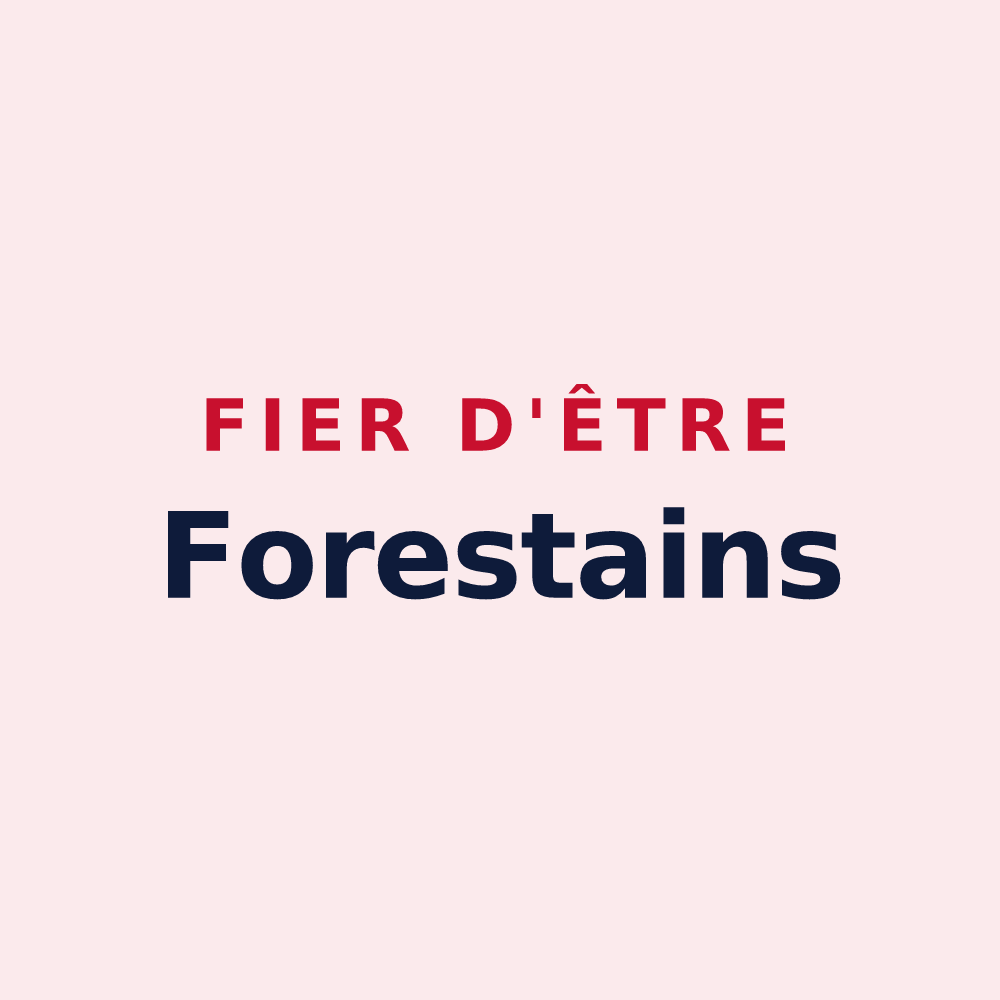 Magnet « Fier d'être Forestains » — design pour La Forêt-le-Roi