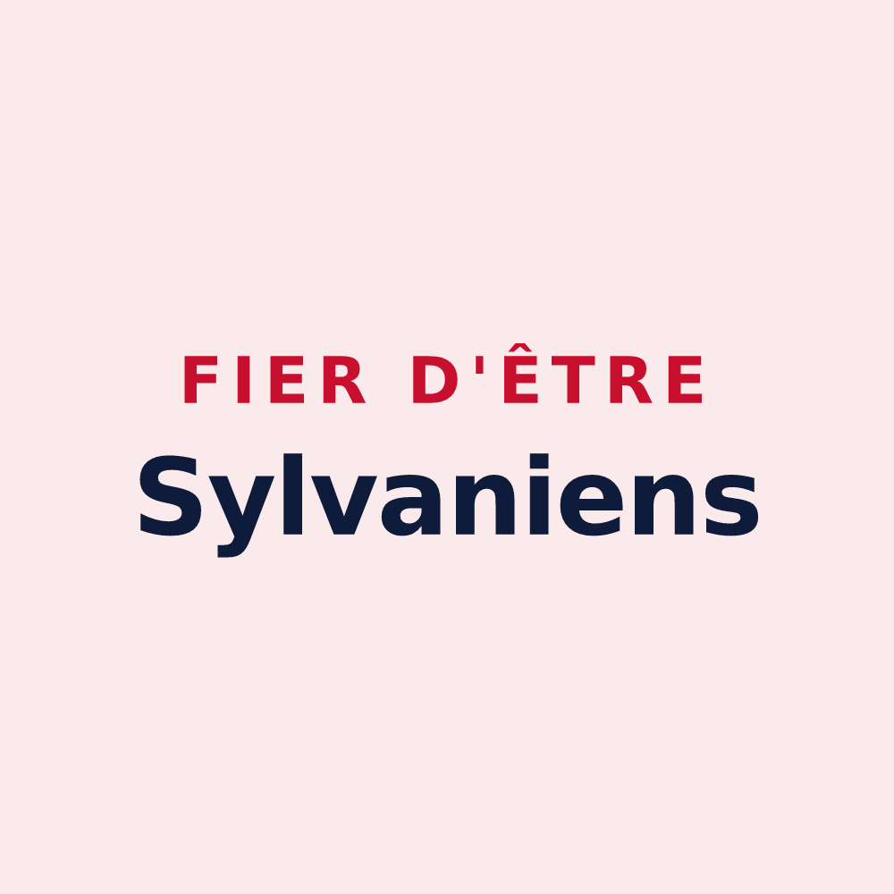 Magnet « Fier d'être Sylvaniens » — design pour La Forêt-Sainte-Croix