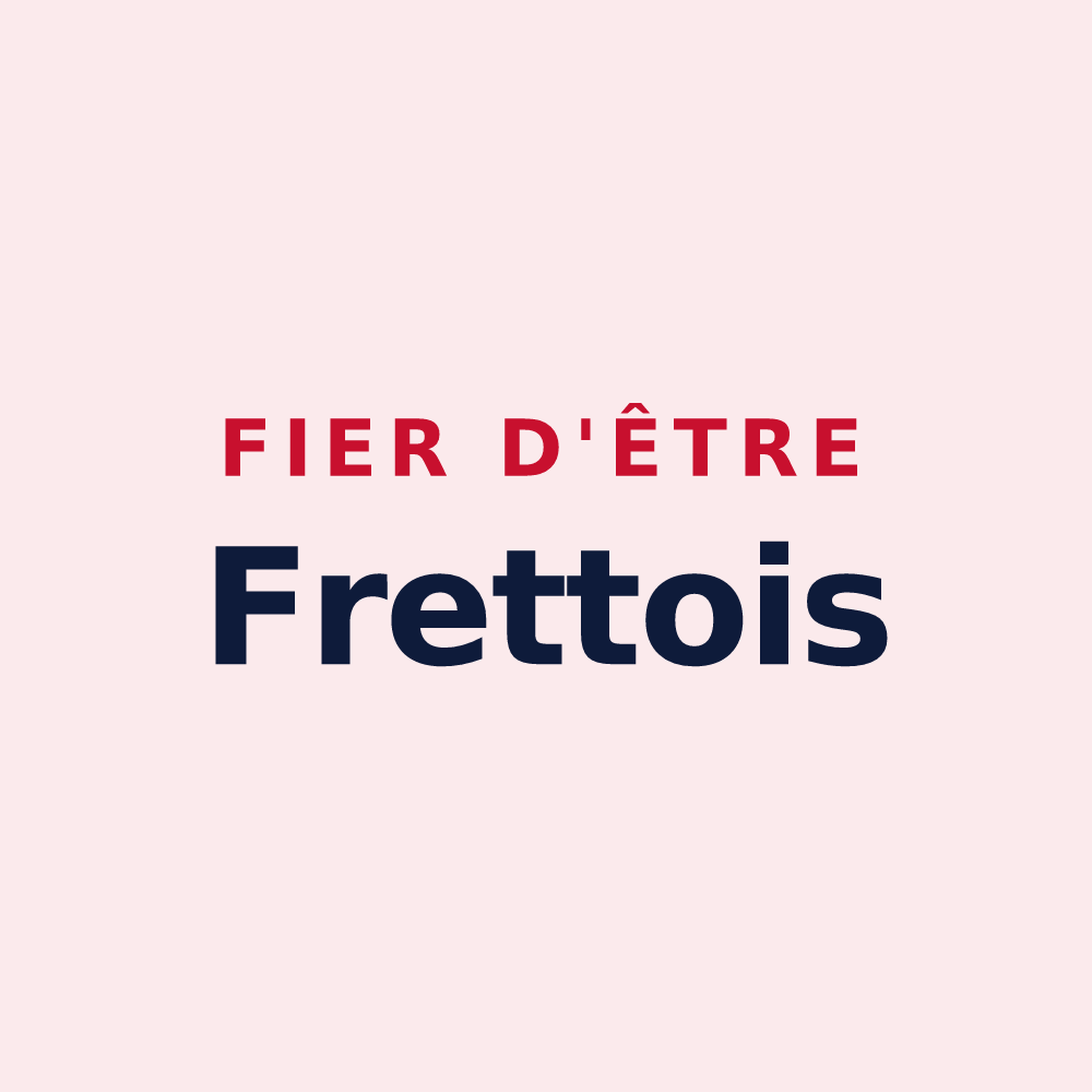 Magnet « Fier d'être Frettois » — design pour La Frette