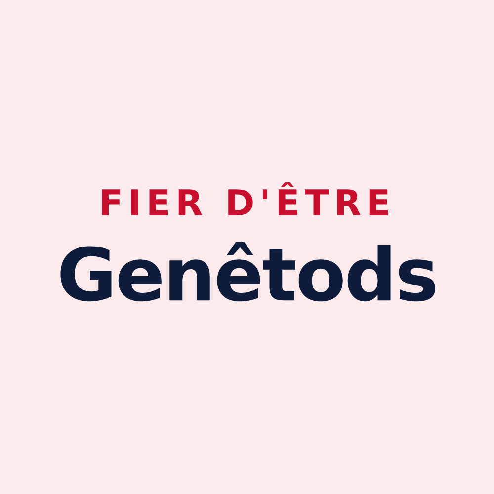 Magnet « Fier d'être Genêtods » — design pour La Genête