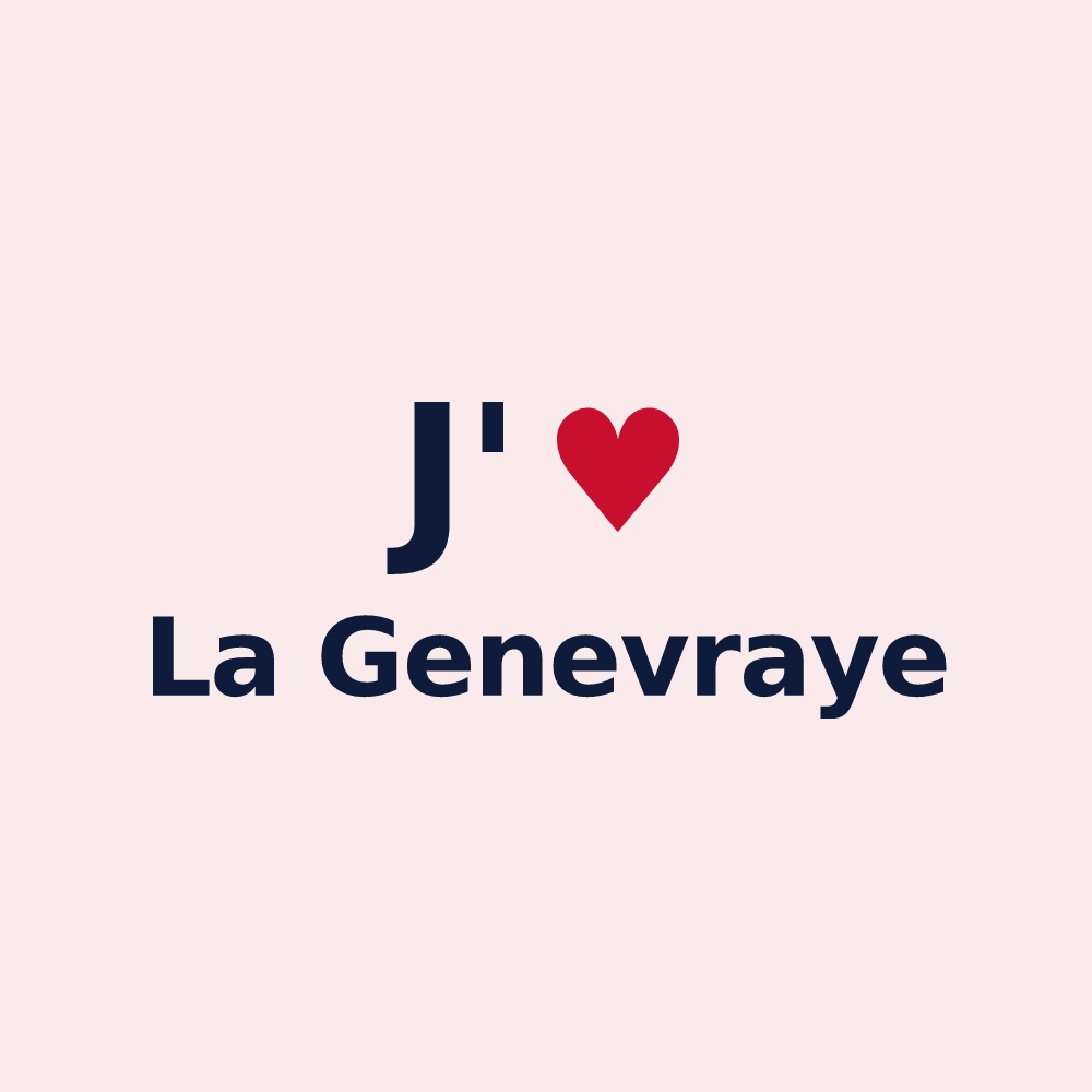 Magnet personnalisé La Genevraye — design J'aime La Genevraye