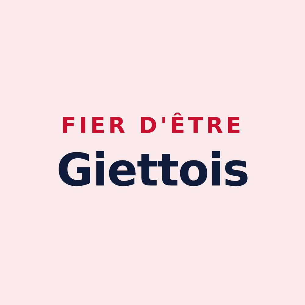 Magnet « Fier d'être Giettois » — design pour La Giettaz
