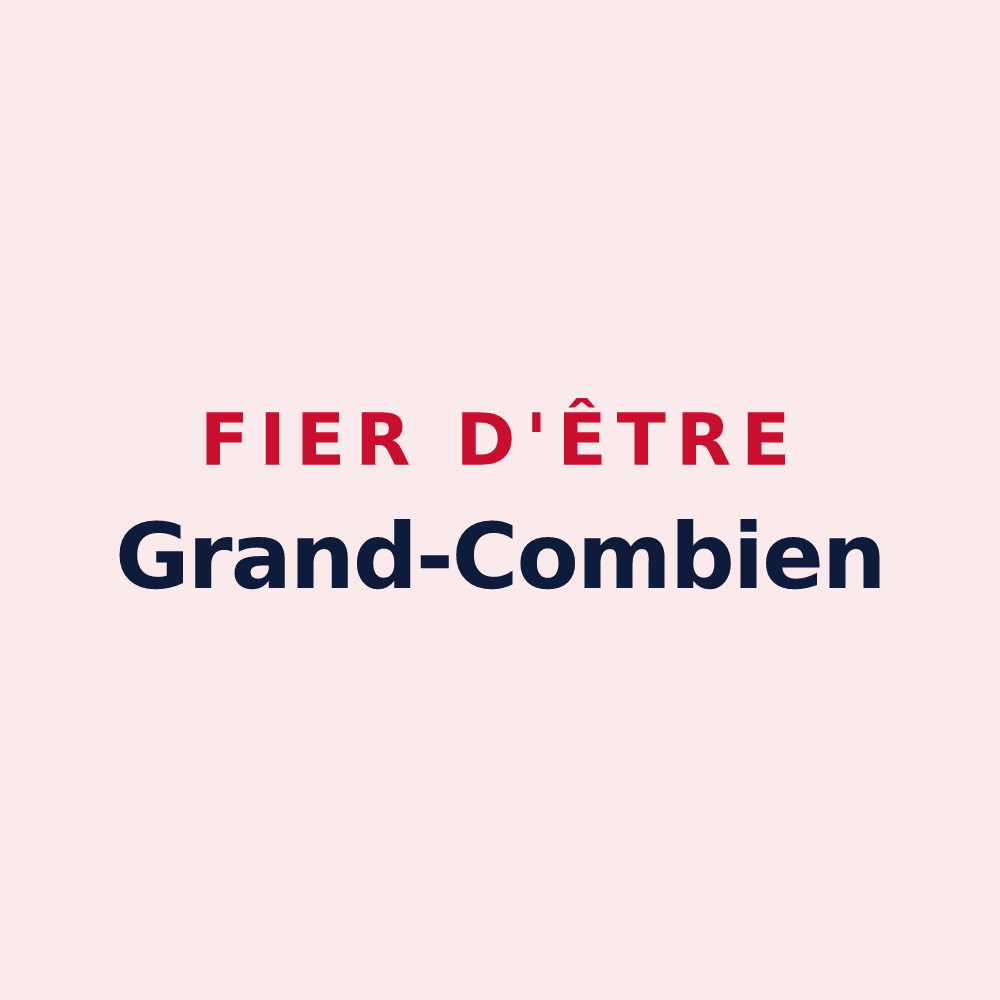 Magnet « Fier d'être Grand-Combien » — design pour La Grand-Combe