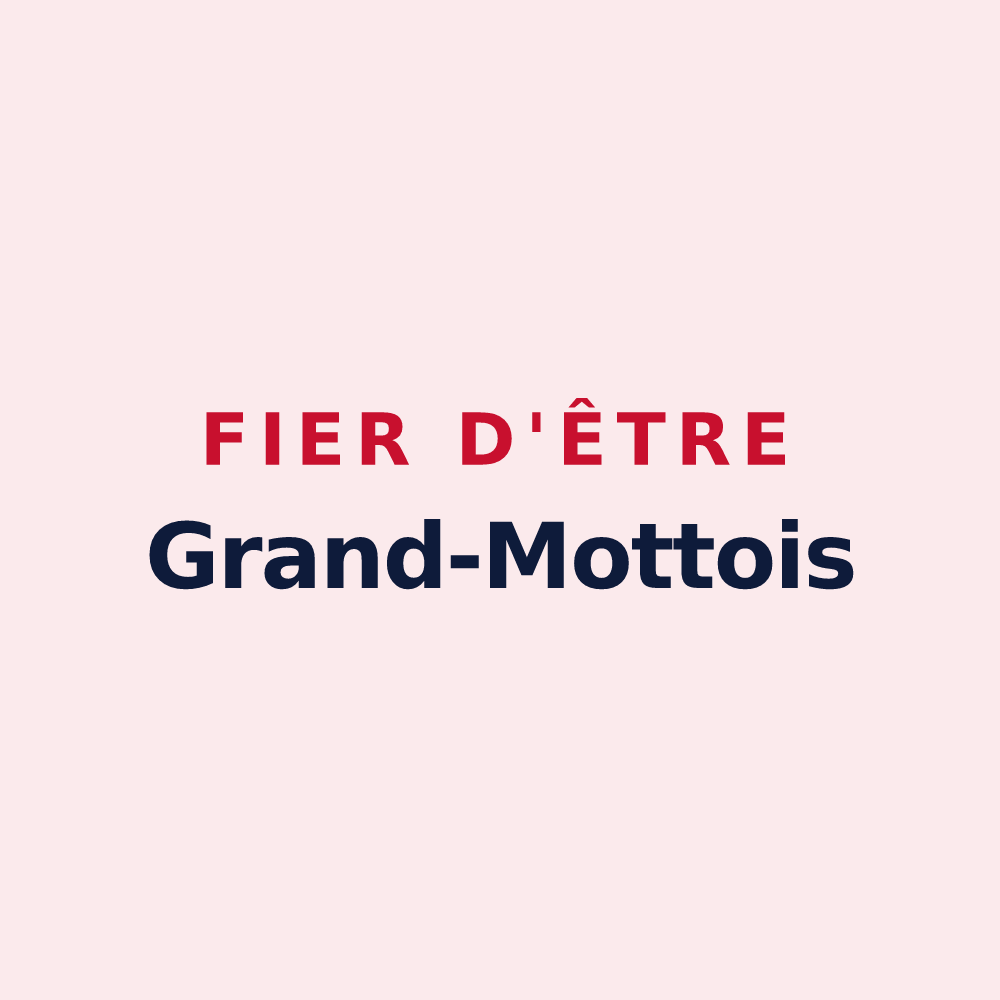 Magnet « Fier d'être Grand-Mottois » — design pour La Grande-Motte