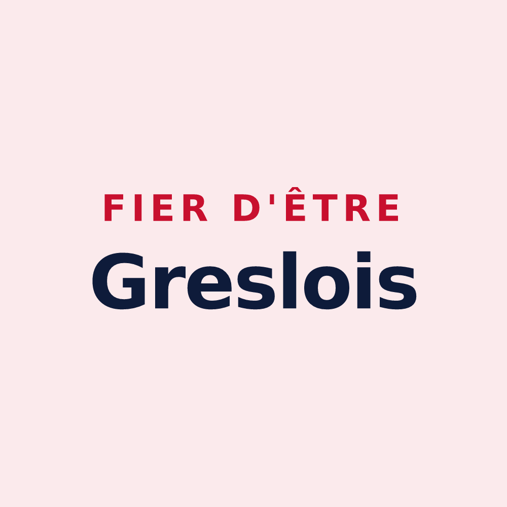 Magnet « Fier d'être Greslois » — design pour La Gresle