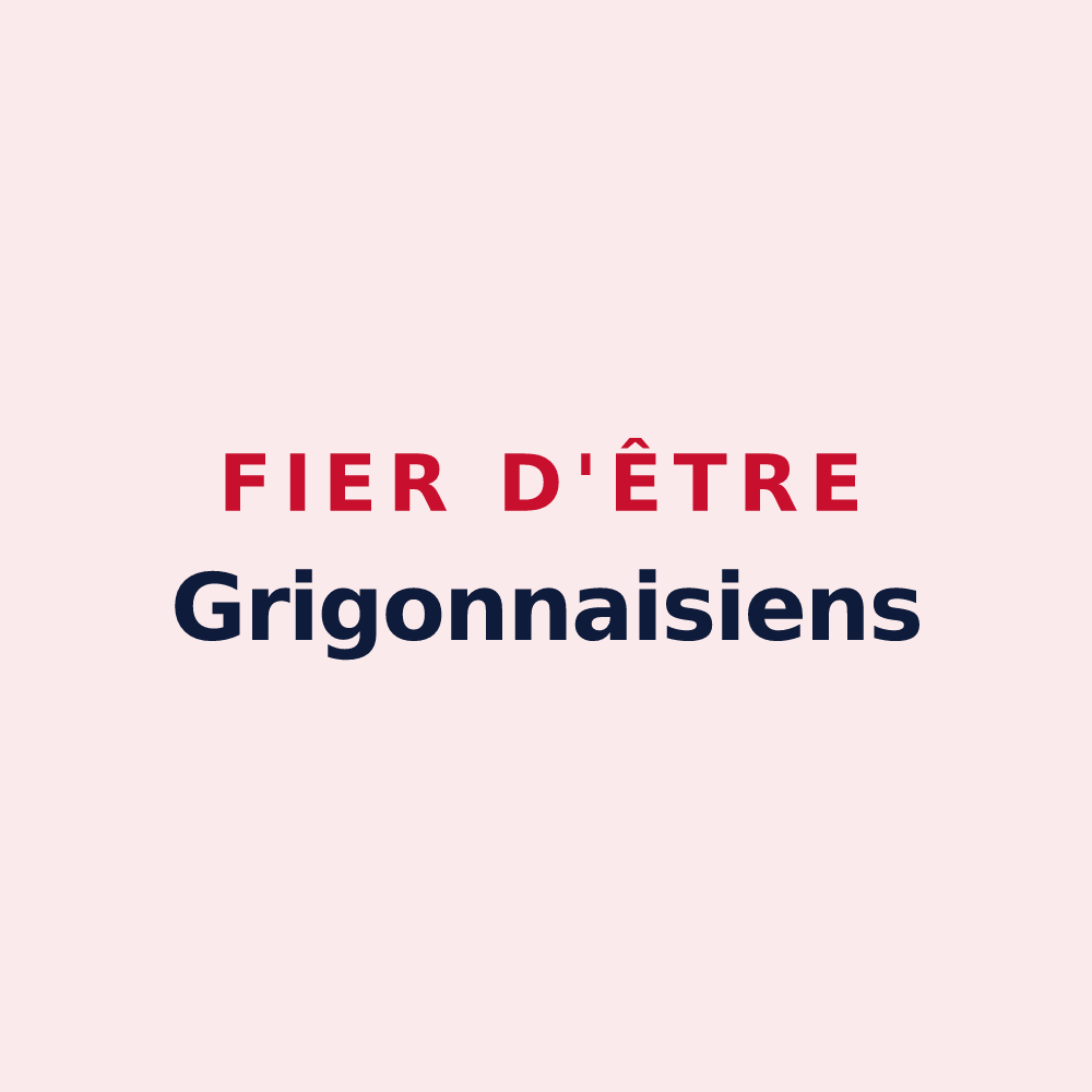 Magnet « Fier d'être Grigonnaisiens » — design pour La Grigonnais