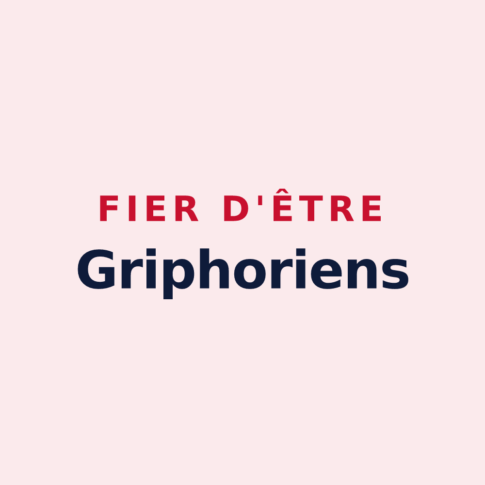 Magnet « Fier d'être Griphoriens » — design pour La Gripperie-Saint-Symphorien
