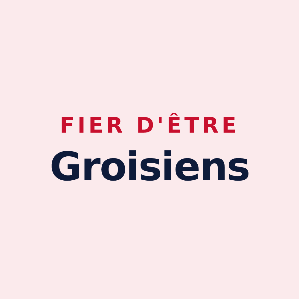 Magnet « Fier d'être Groisiens » — design pour La Groise
