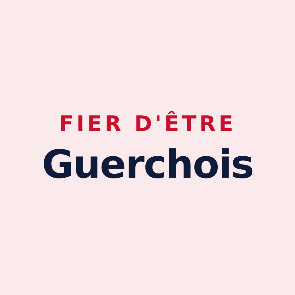 Magnet « Fier d'être Guerchois » — design pour La Guerche