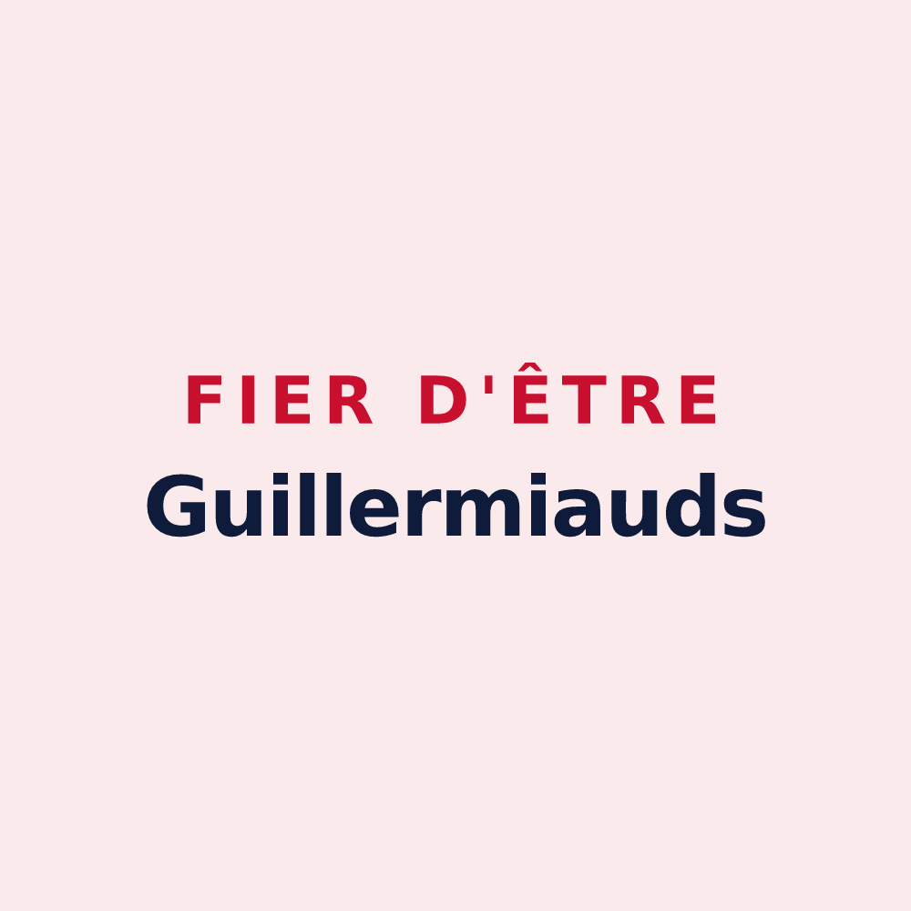 Magnet « Fier d'être Guillermiauds » — design pour La Guillermie
