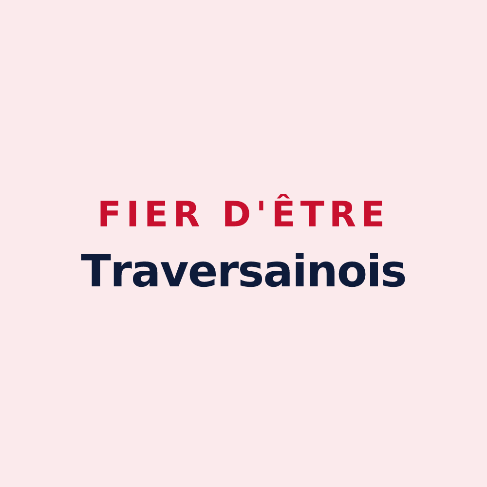 Magnet « Fier d'être Traversainois » — design pour La Haie-Traversaine