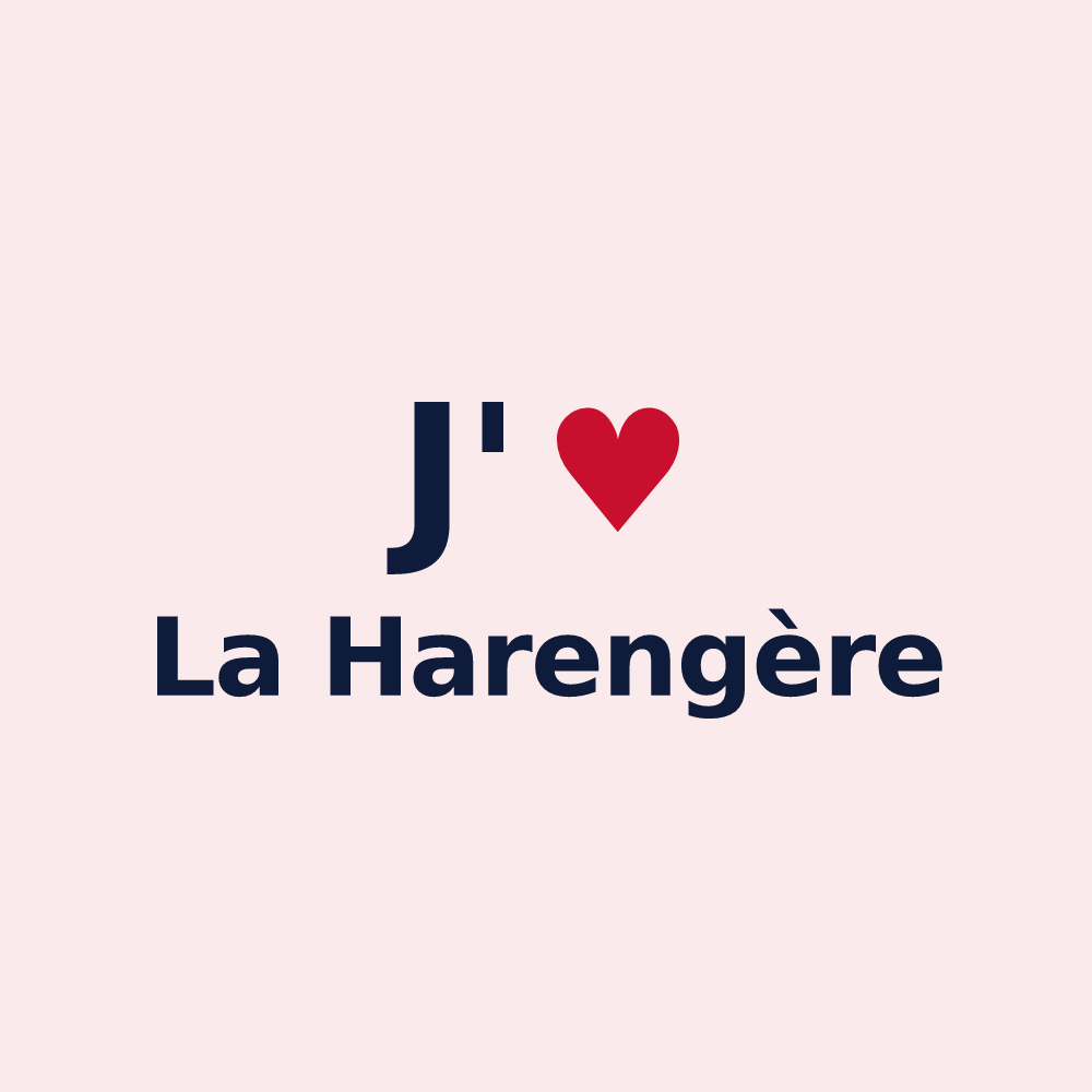 Magnet personnalisé La Harengère — design J'aime La Harengère