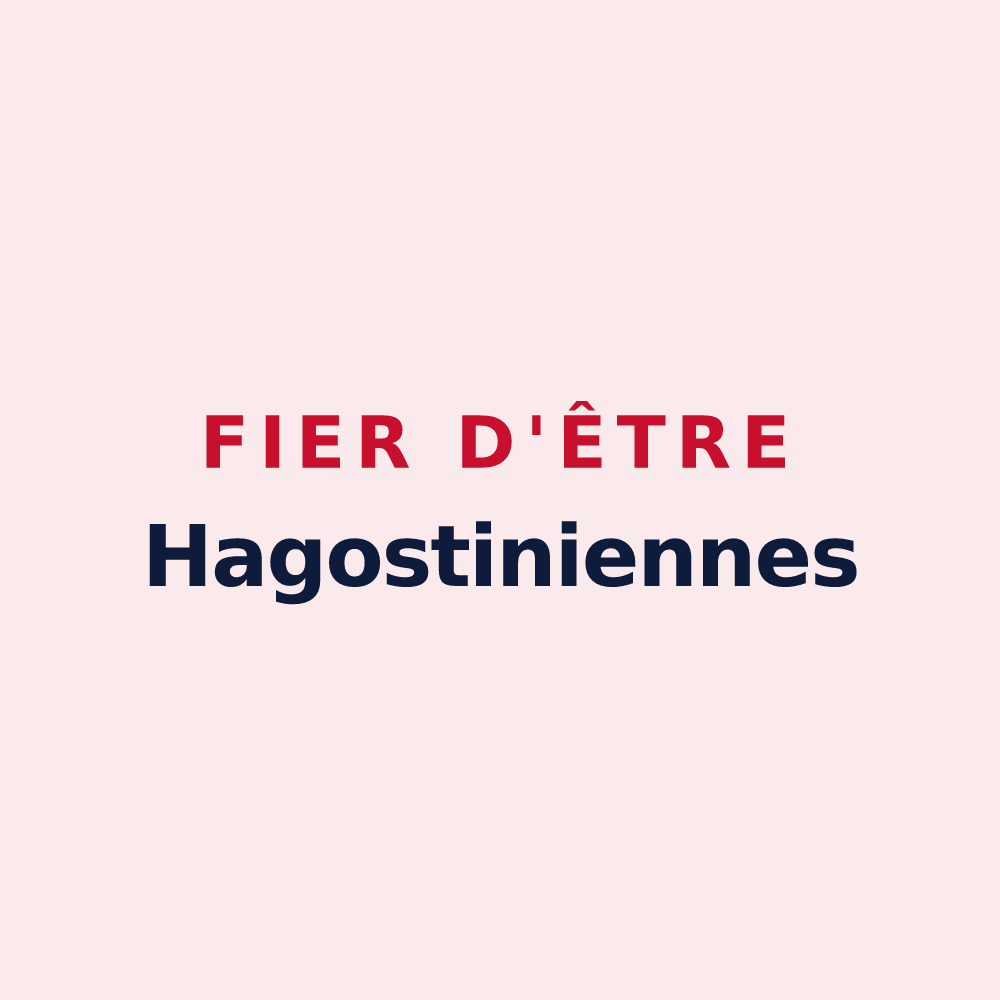 Magnet « Fier d'être Hagostiniennes » — design pour La Haye