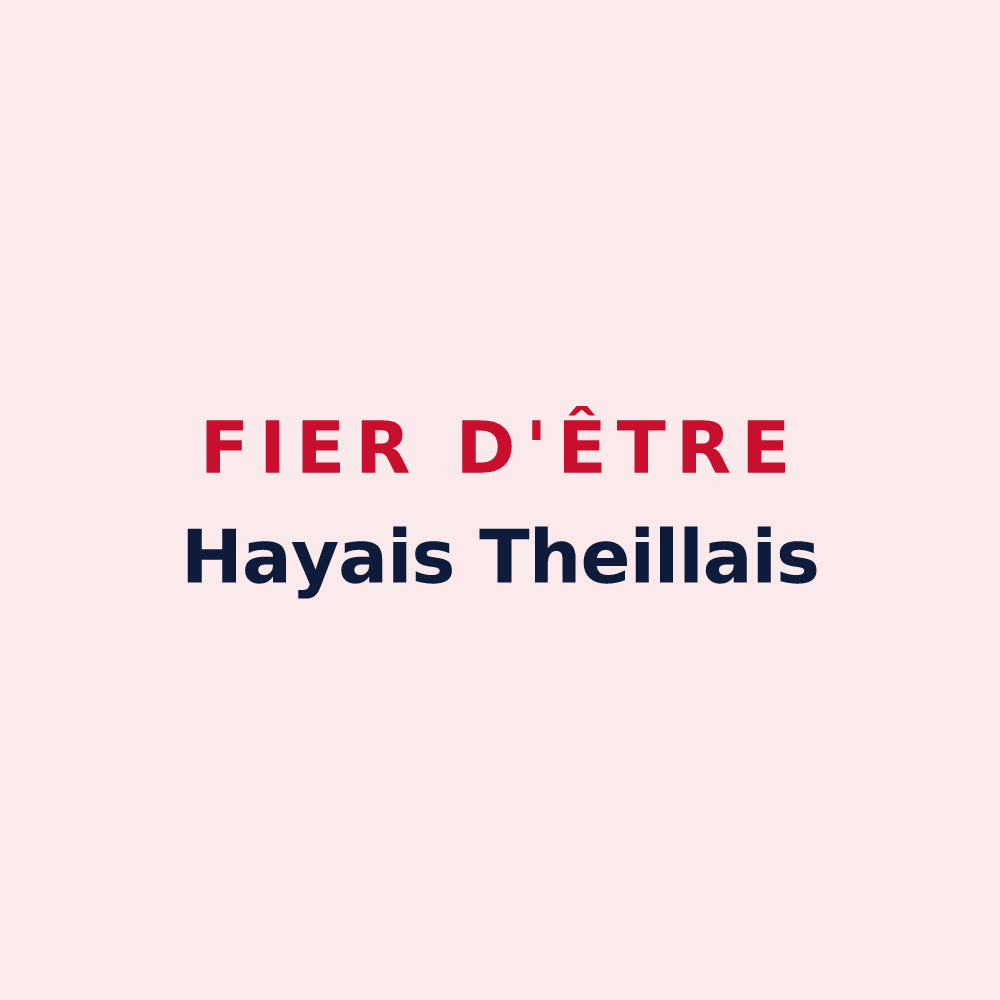 Magnet « Fier d'être Hayais Theillais » — design pour La Haye-du-Theil