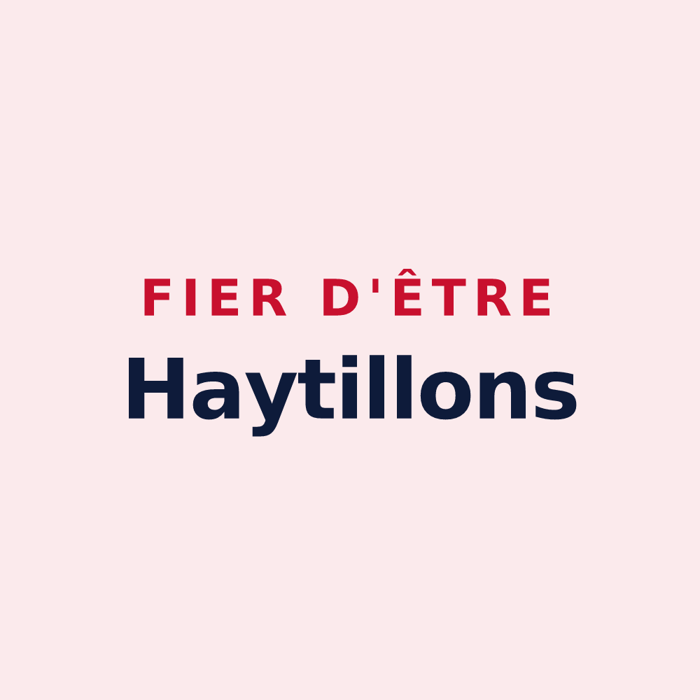 Magnet « Fier d'être Haytillons » — design pour La Haye