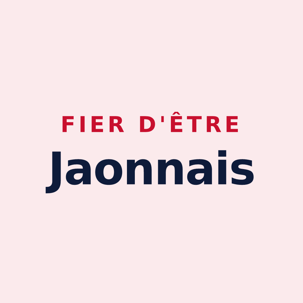 Magnet « Fier d'être Jaonnais » — design pour La Jaille-Yvon