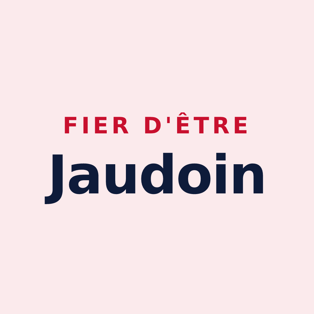 Magnet « Fier d'être Jaudoin » — design pour La Jaudonnière