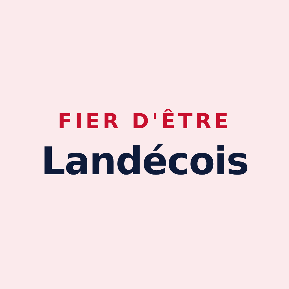 Magnet « Fier d'être Landécois » — design pour La Landec