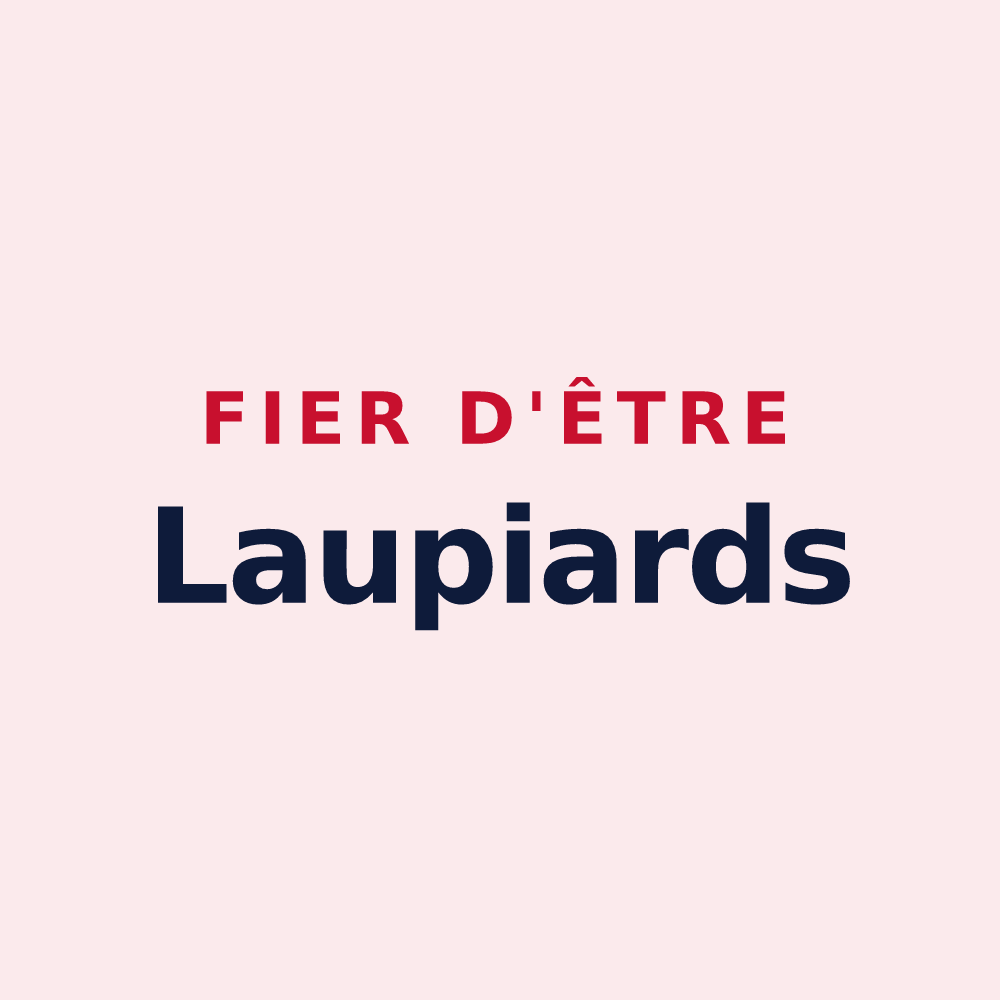 Magnet « Fier d'être Laupiards » — design pour La Laupie