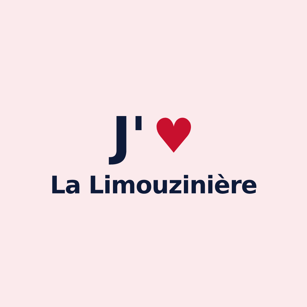 Magnet personnalisé La Limouzinière — design J'aime La Limouzinière
