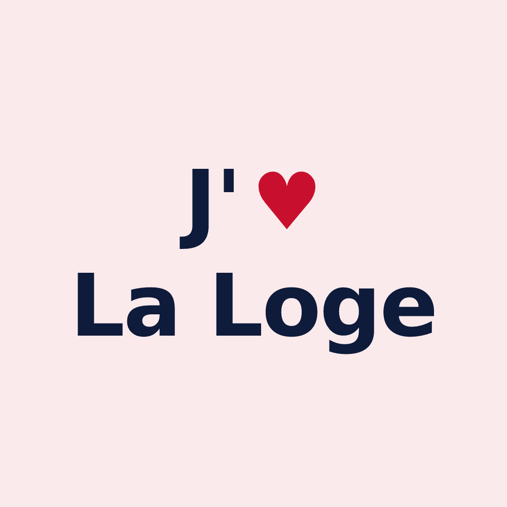 Magnet personnalisé La Loge — design J'aime La Loge