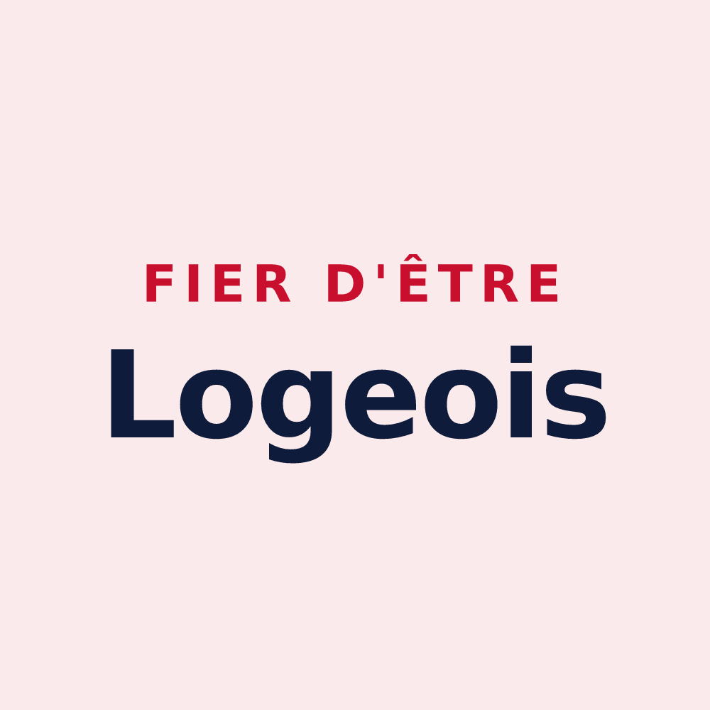 Magnet « Fier d'être Logeois » — design pour La Loge