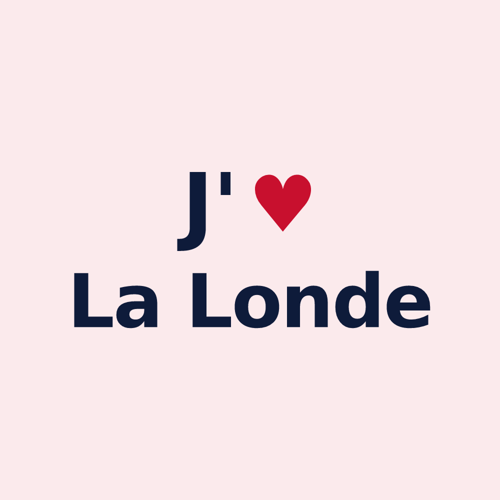 Magnet personnalisé La Londe — design J'aime La Londe
